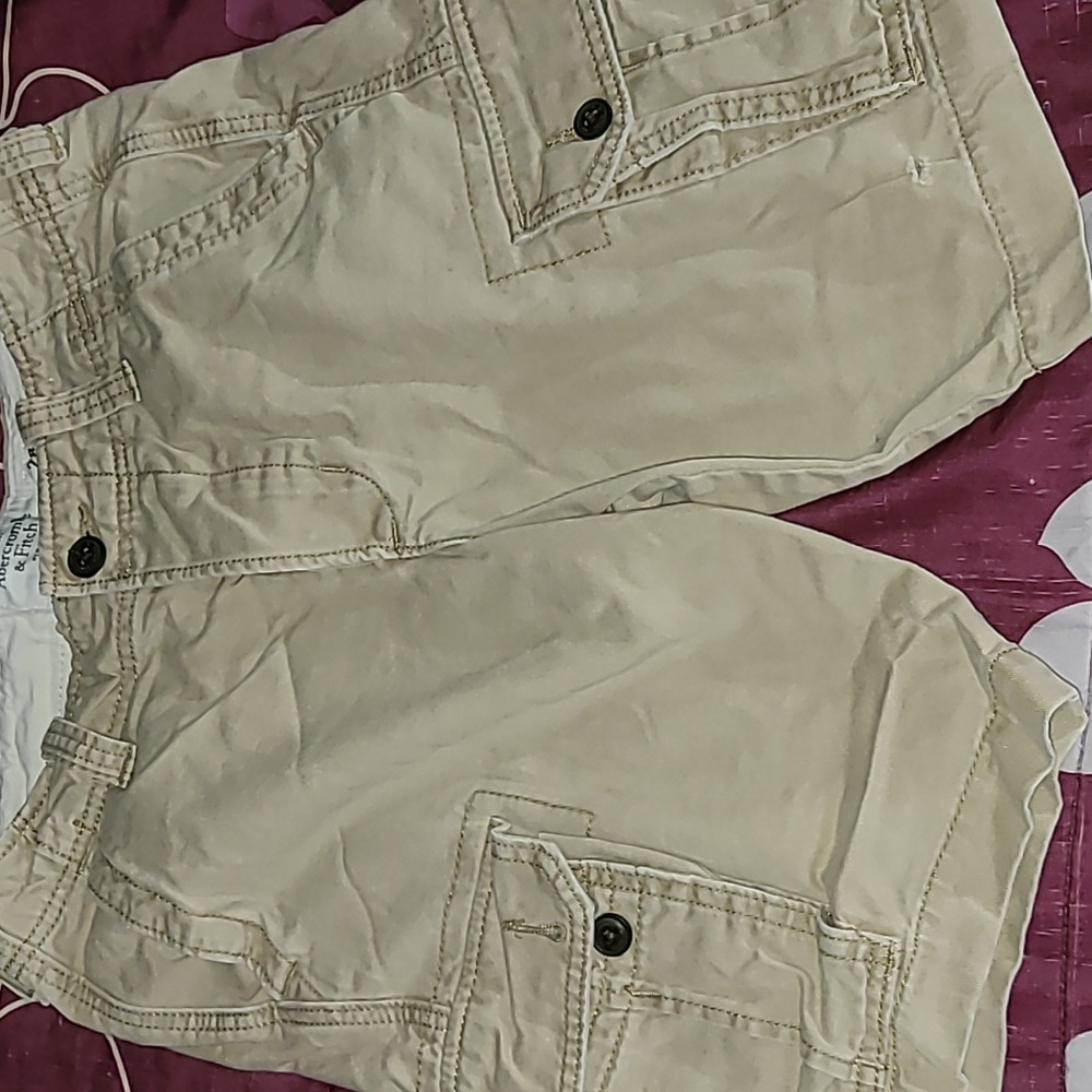 Mens Abercrombie & Fitch Cargo Shorts 28W